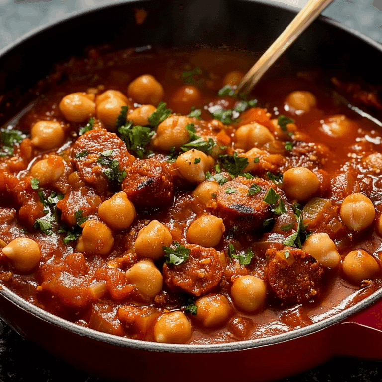 Chorizo Chickpea Stew