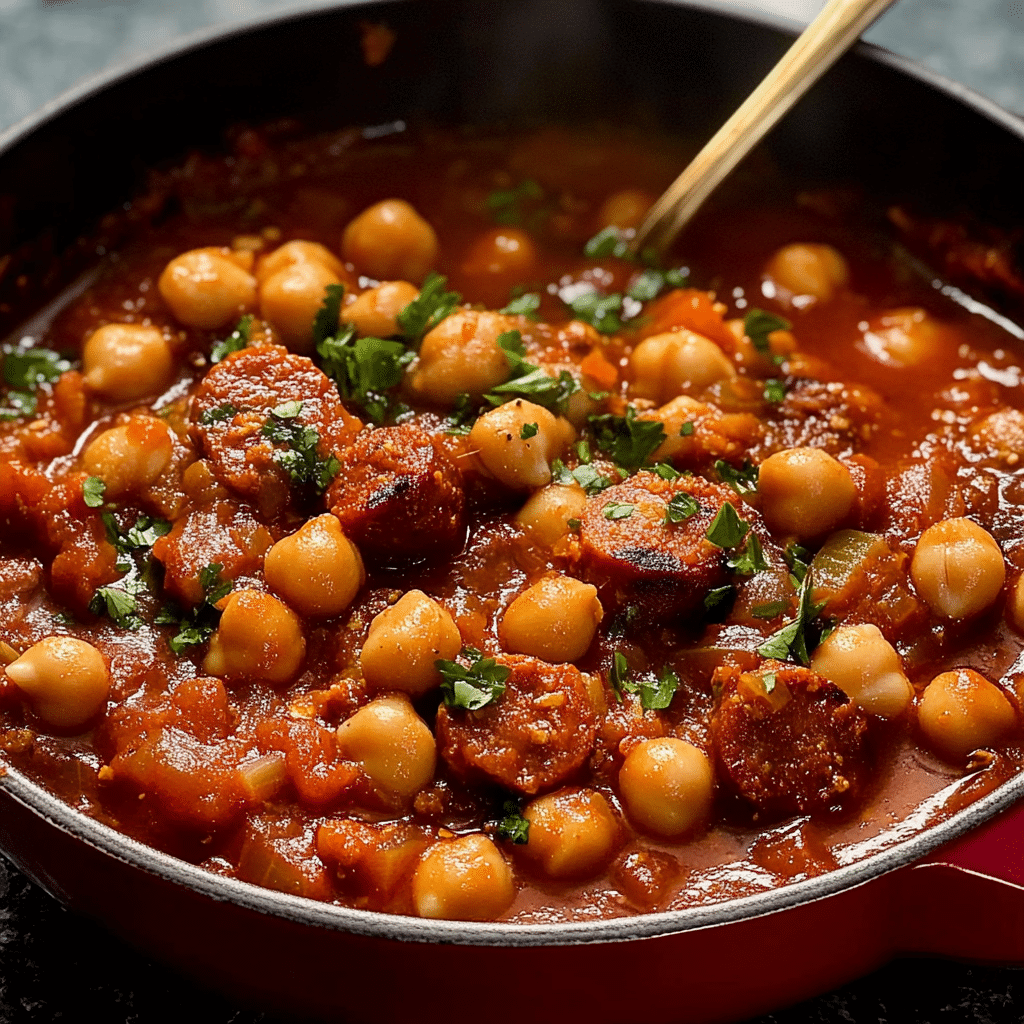 Chorizo Chickpea Stew