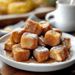Cinnamon Roll French Toast Bites