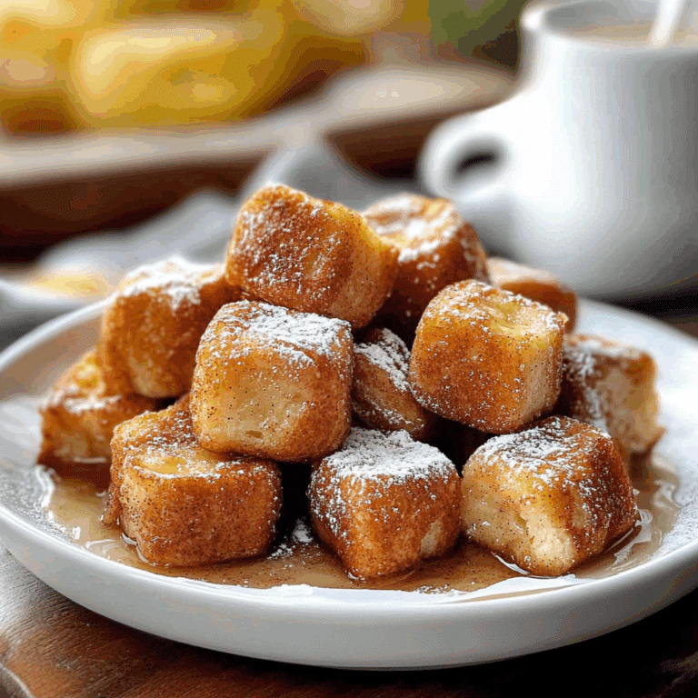 Cinnamon Roll French Toast Bites