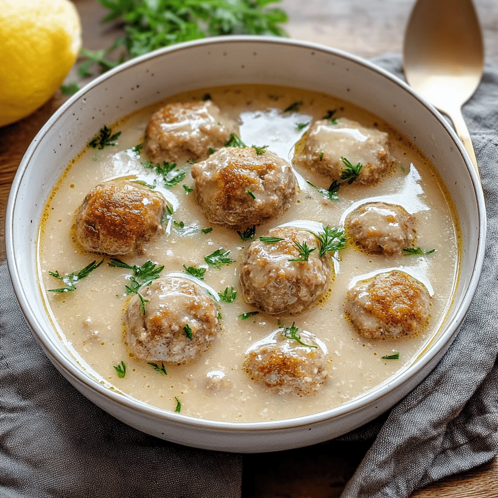 Cozy Swedish Meatball Soup
