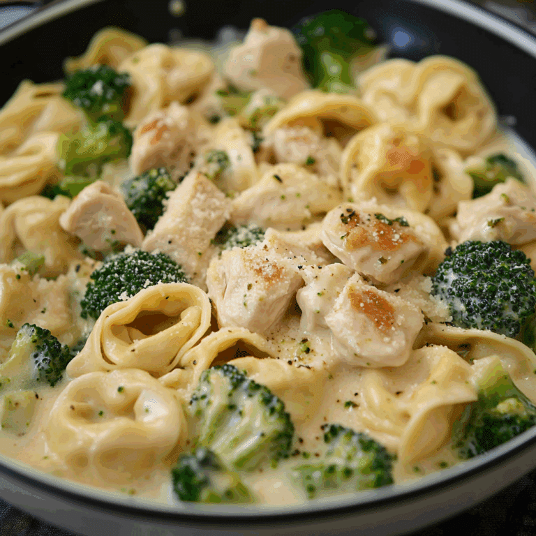 Creamy Chicken Tortellini with Broccoli