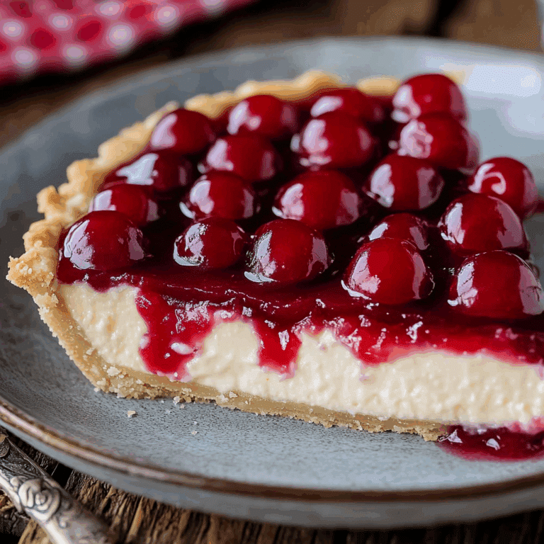 Easy Cherry Cheese Pie