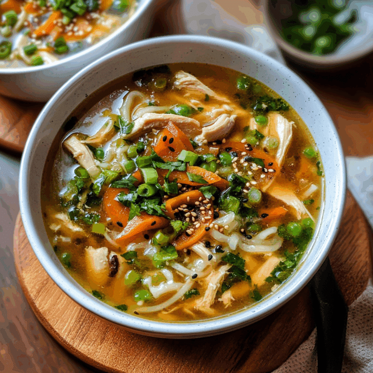 Easy Miso-Ginger Chicken Soup