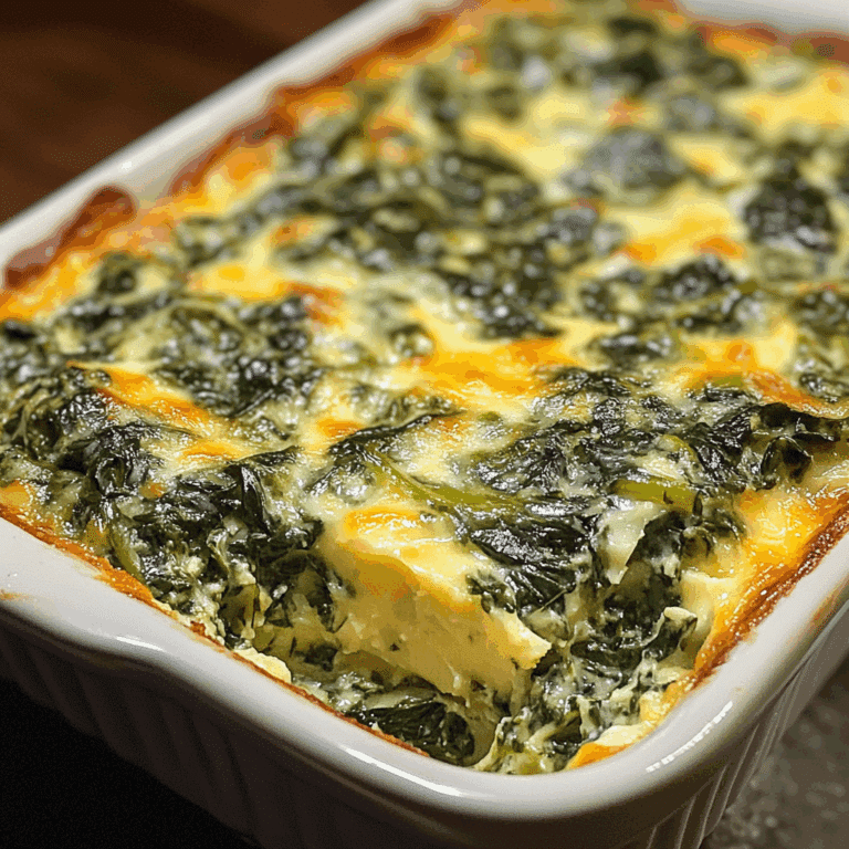 Easy Spinach Casserole