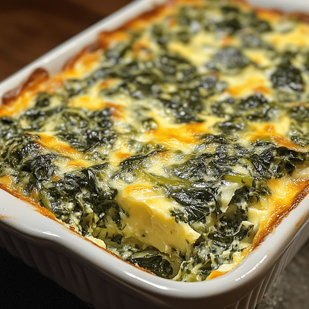 Easy Spinach Casserole
