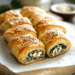 Flaky Spinach & Ricotta Rolls