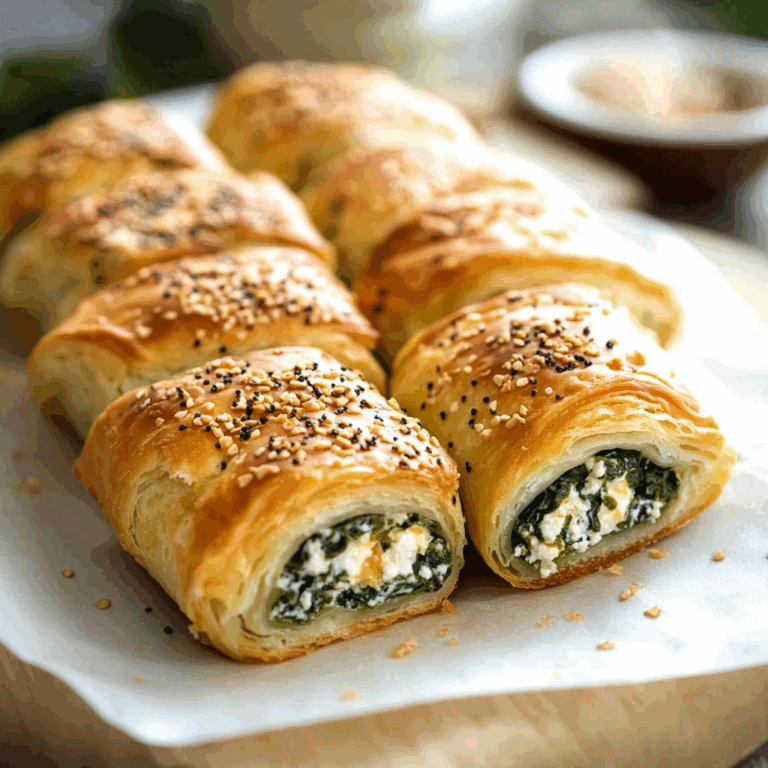Flaky Spinach & Ricotta Rolls
