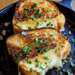Garlic Bread Grilled Cheese
