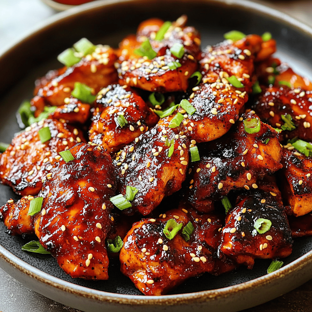 Korean-Style Spicy Marinated Chicken