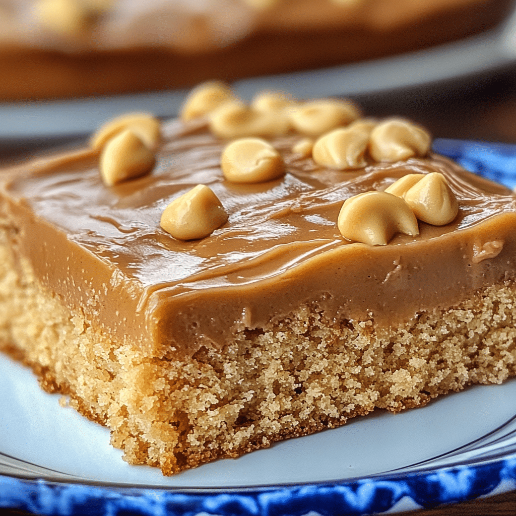 Peanut Butter Texas Sheet Cake