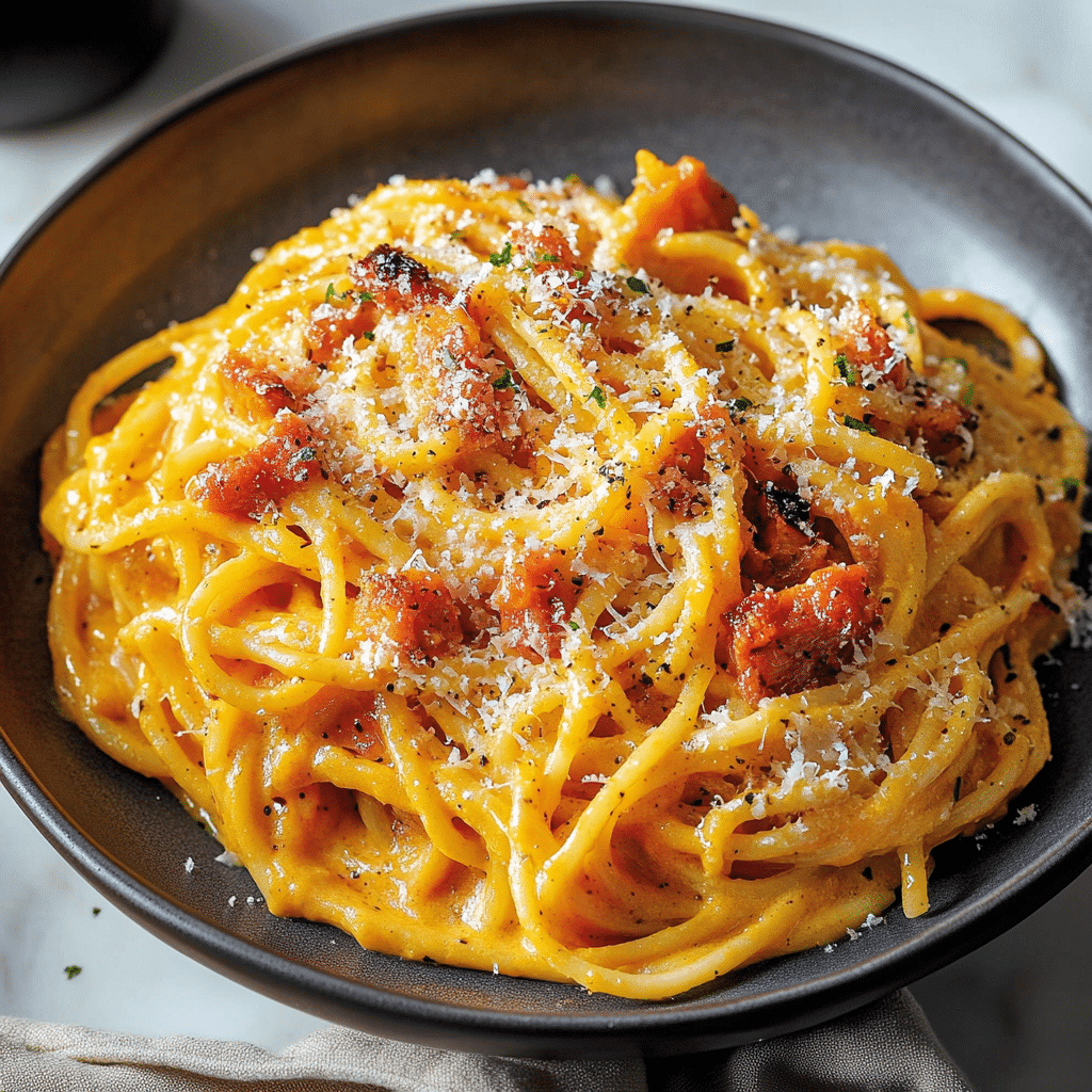 Pumpkin Carbonara Recipe