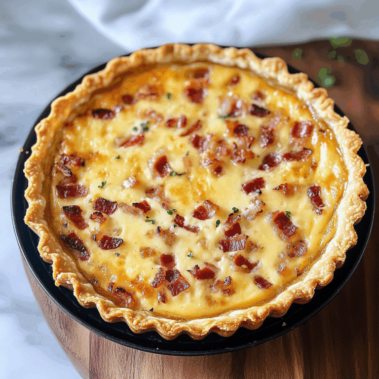 Quiche Lorraine with Bacon and Gruyère