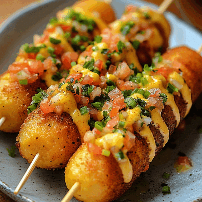 Seafood Nacho Corn Dogs