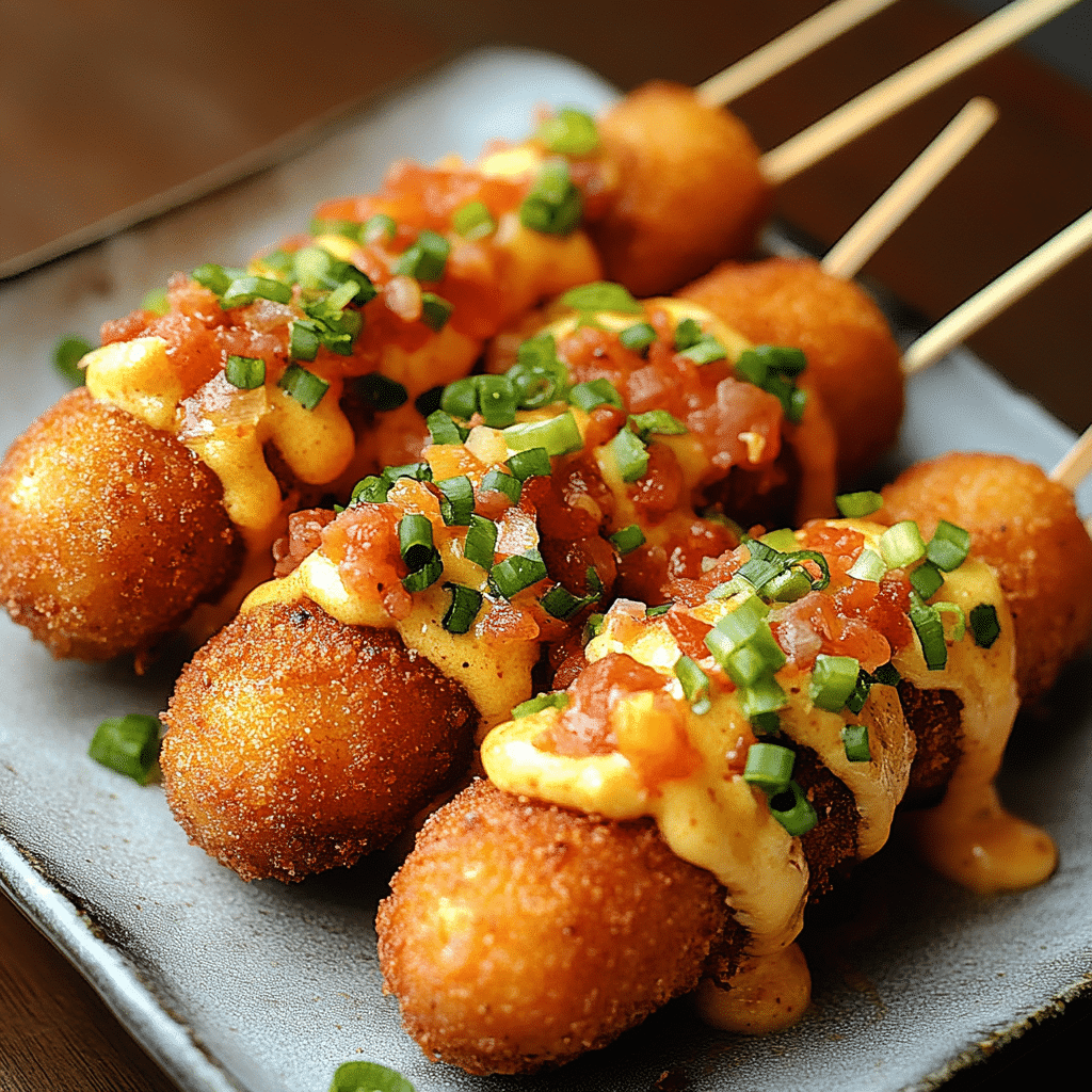Shrimp & Crab Nacho Bomb Corn Dogs