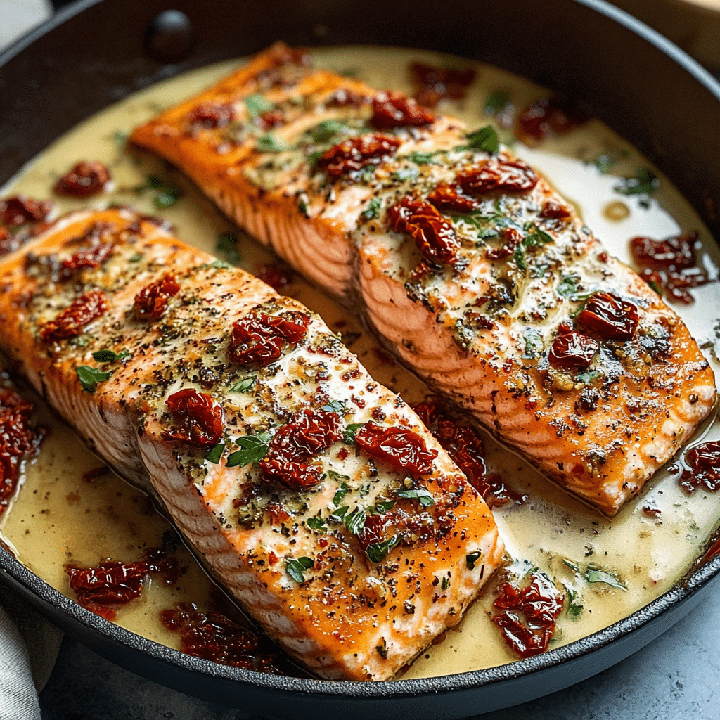Sun-Dried Tomato Marry Me Salmon