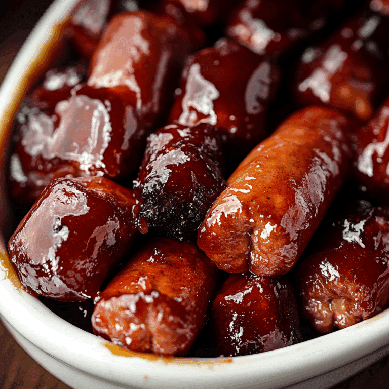 Sweet and Spicy Baked Hot Dog Burnt Ends