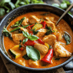 Thai Red Curry with Chicken and Vegetables