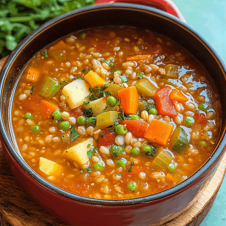 Vegetable Barley Soup