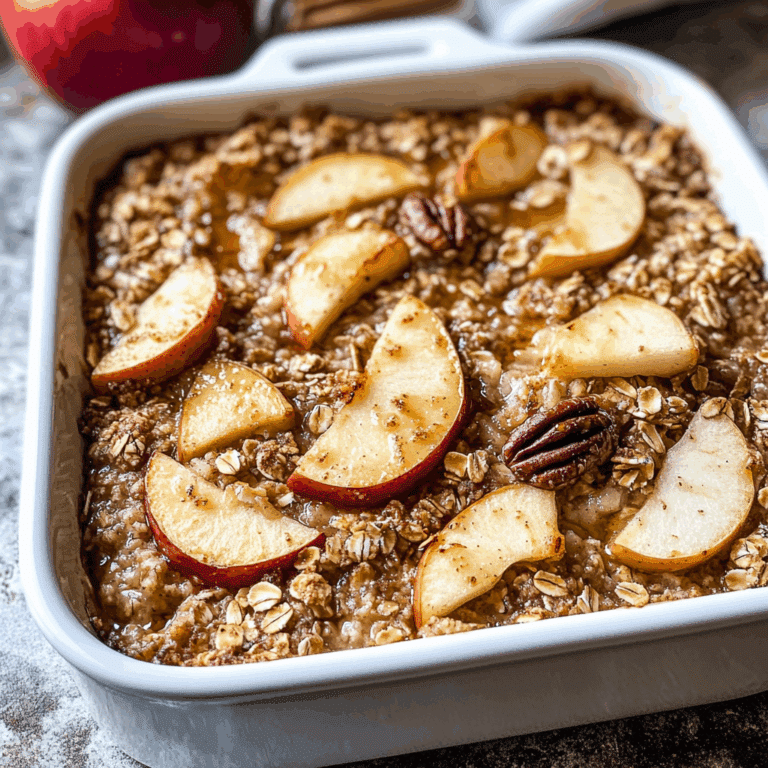 Apple and Maple Baked Oatmeal