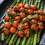 Asparagus with Balsamic Tomatoes Recipe