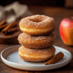 Baked Cinnamon Crunch Apple Cider Doughnuts