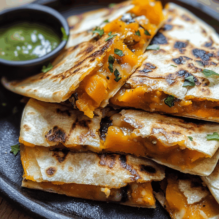 Butternut Squash Quesadillas