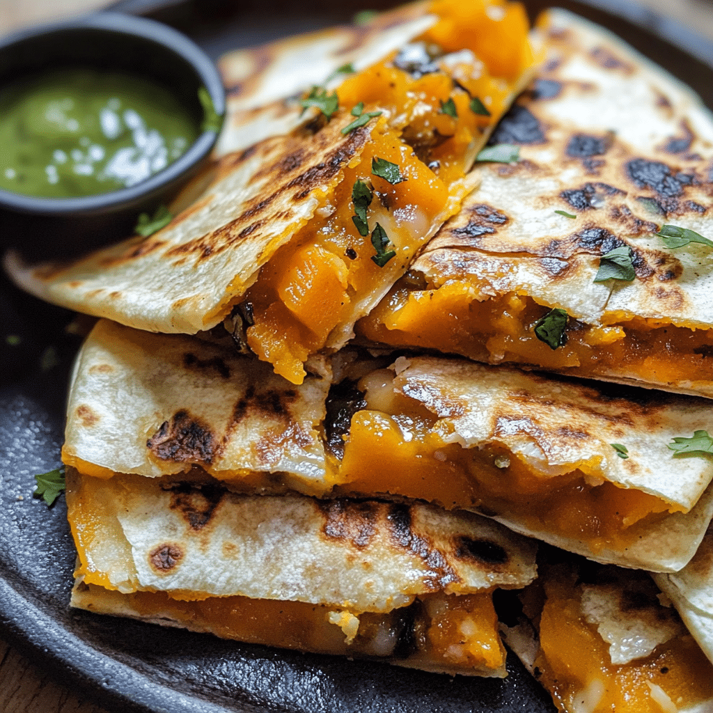 Butternut Squash Quesadillas