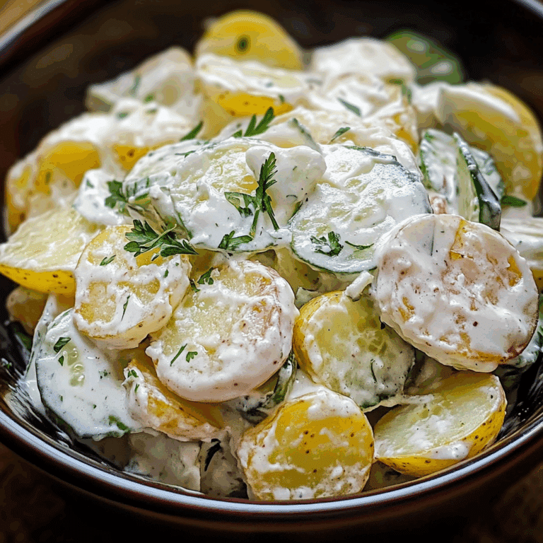 Creamy Cucumber Potato Salad Recipe