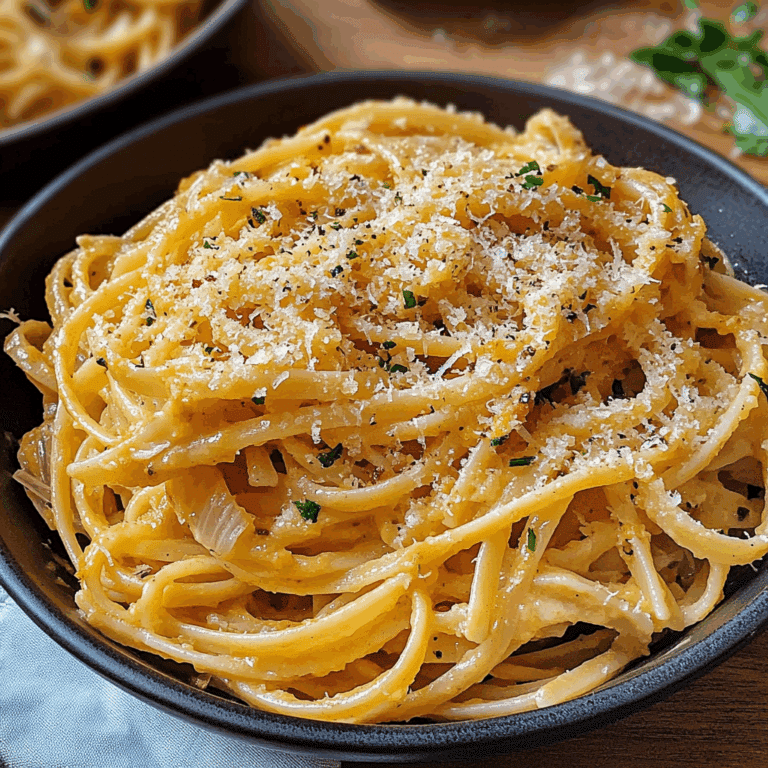 Creamy Roasted Garlic Butternut Squash Pasta