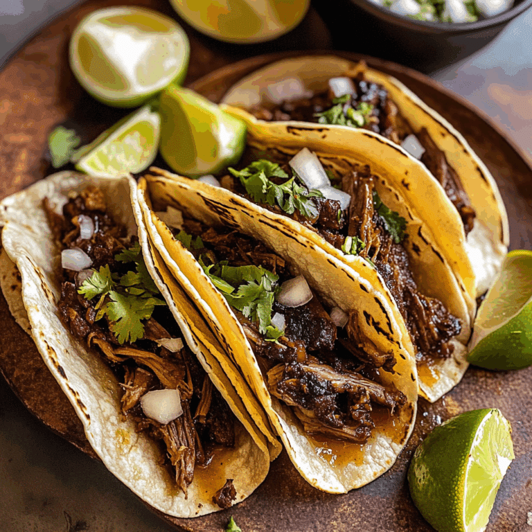 Crockpot Chipotle Honey Pot Roast Tacos