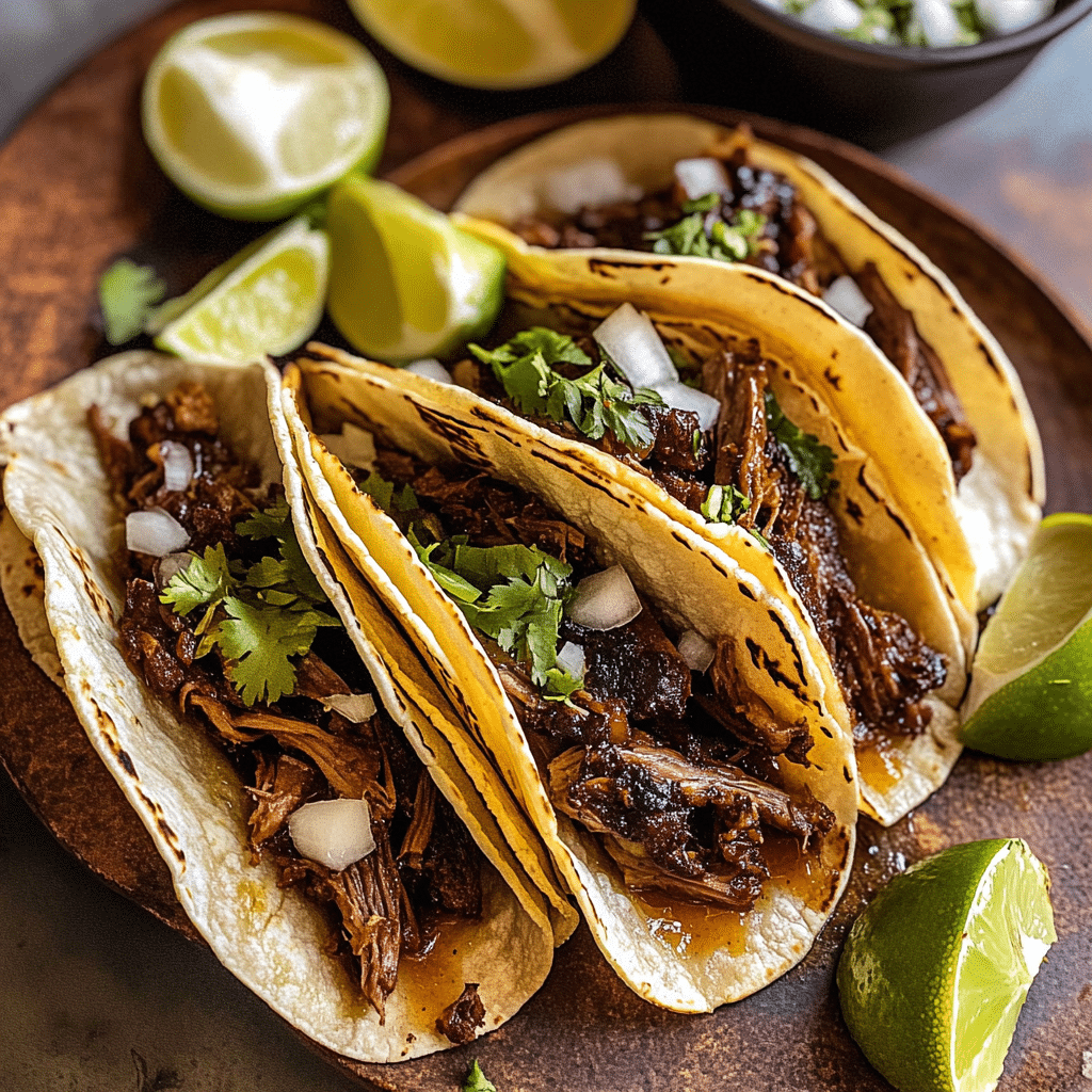 Crockpot Chipotle Honey Pot Roast Tacos
