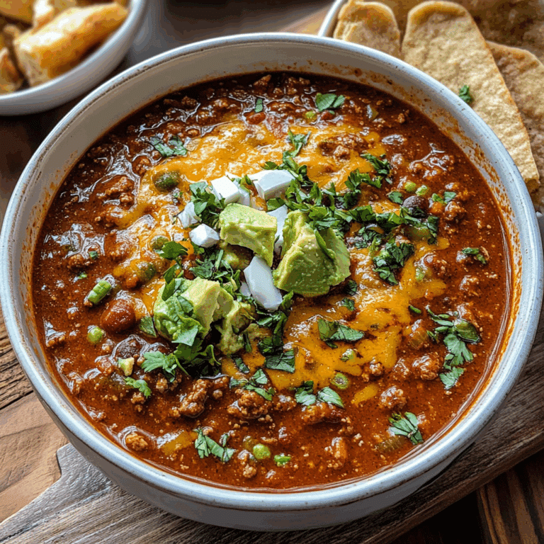 Crockpot Spicy Queso Beef Chili