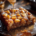 Glazed Honeycrisp Apple Fritter Cake
