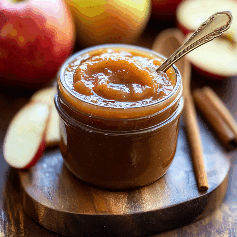 Homemade Slow Cooker Maple Apple Butter