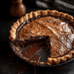 Molten Chocolate Crackle Pie