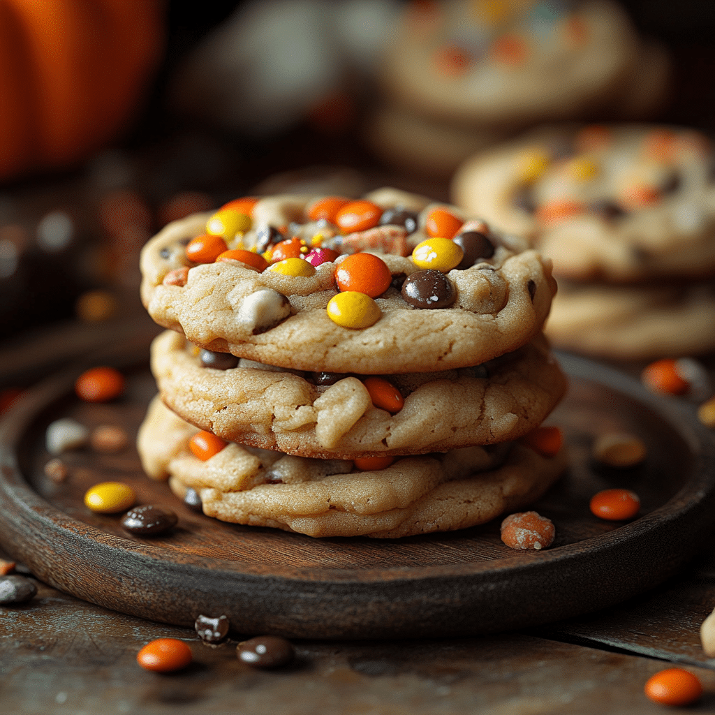 Monster Mash Halloween Candy Cookies