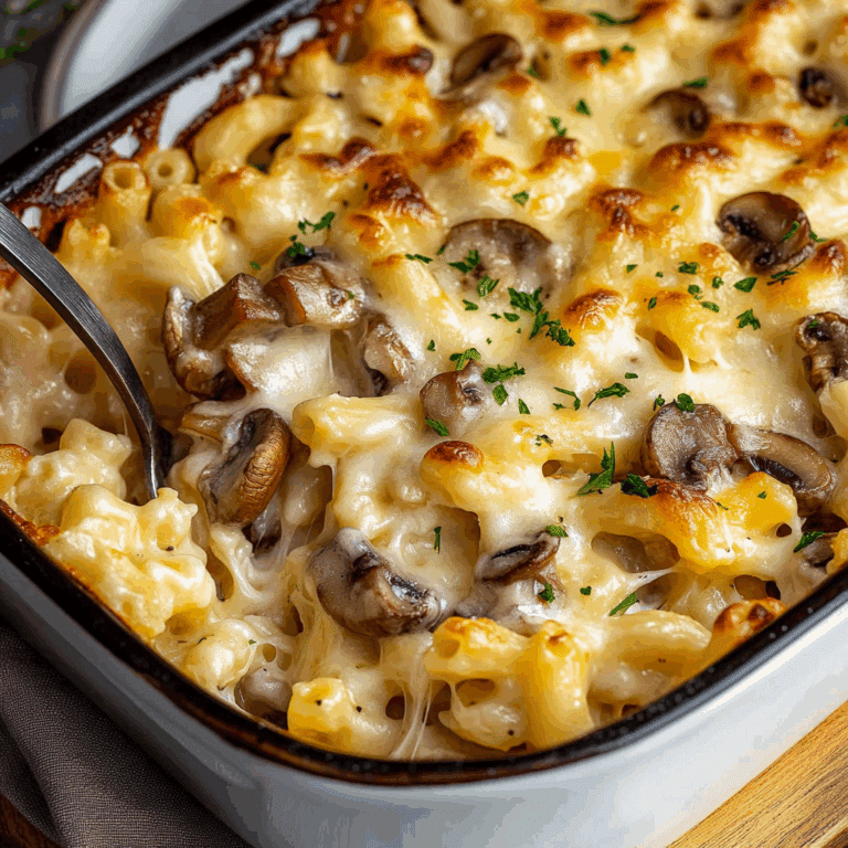 Mushroom Mac and Cheese