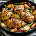 One-Pan Honey Mustard Chicken and Vegetables