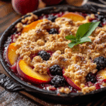 Peach-Berry Crumble Recipe