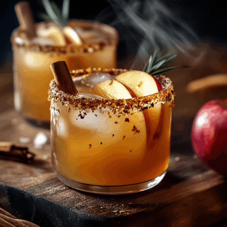 Smoky Harvest Apple Cider Margarita