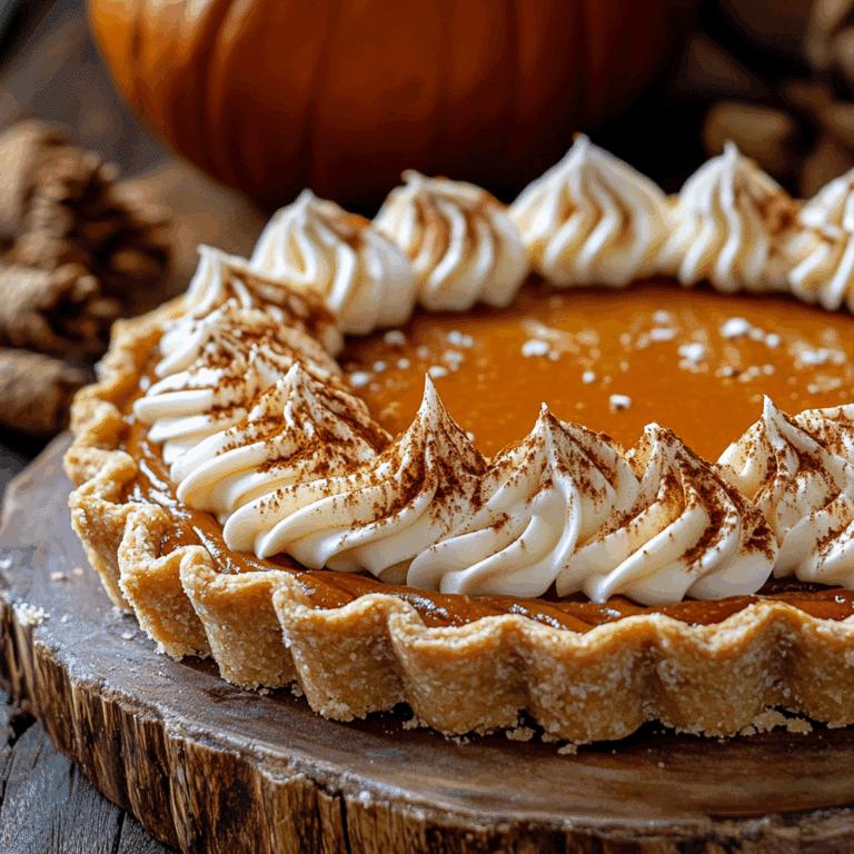 Spiced Pumpkin Tart