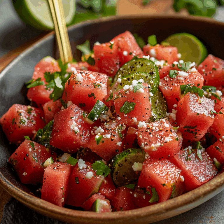 Spicy Watermelon Salad Recipe