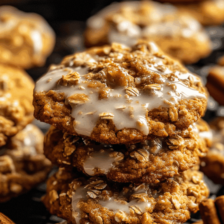 Vanilla Pumpkin Oatmeal Latte Cookies