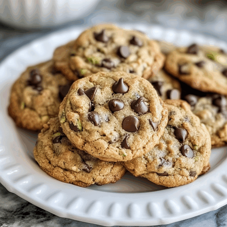 Zucchini Chocolate Chip Cookies Recipe