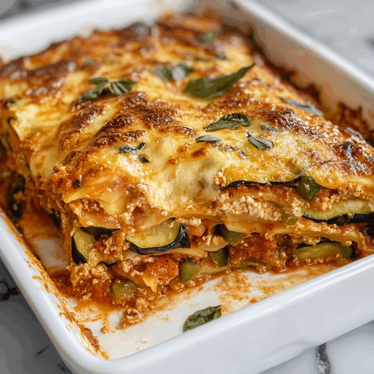 Zucchini Eggplant Lasagna Recipe