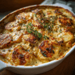 Baked Chicken & Potato Gratin