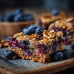 Blueberry Walnut Breakfast Bars