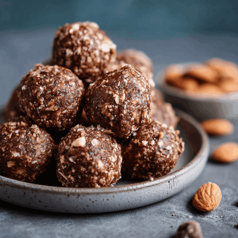 Chocolate Almond Butter Protein Balls