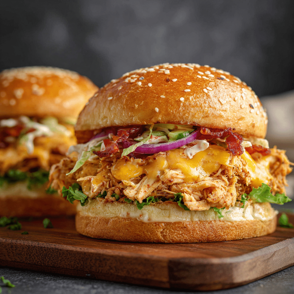 Crack Chicken Sandwiches